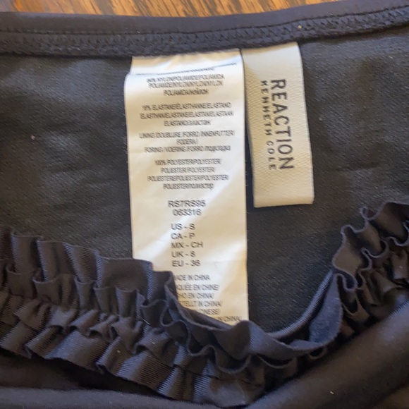 D4 Reaction By Kenneth Cole Halter Ruffle Bikini S - Picture 3 of 8